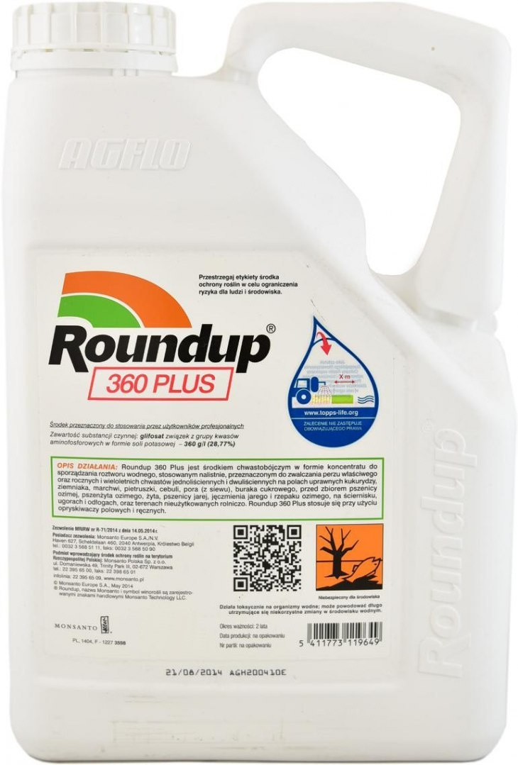 Roundup 360SL PLUS 5L na Chwasty (R) | Gardenflora.pl